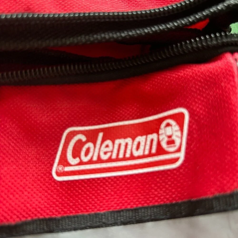 NWT COLEMAN Size Medium Dog Pack Saddle Bag Red Reflector